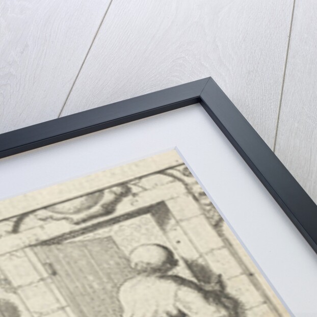 Two men at the open door of a room by Pieter Arentsz & Cornelis van der Sys II