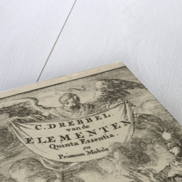 Scholar studies a book in the presence of Earth, Water and Fire by Jacob Claus