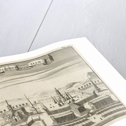 Pagodas in Siam (Thailand) by Aart Dircksz Oossaan