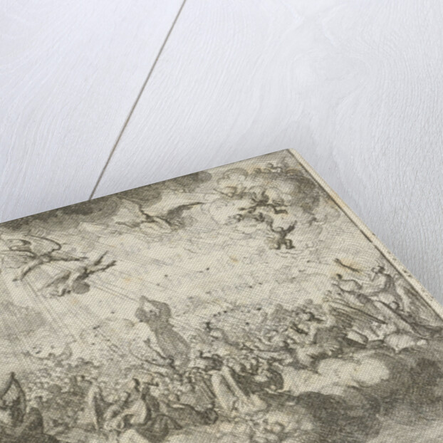 The heavenly Jerusalem with angels singing praise by David Ruarus