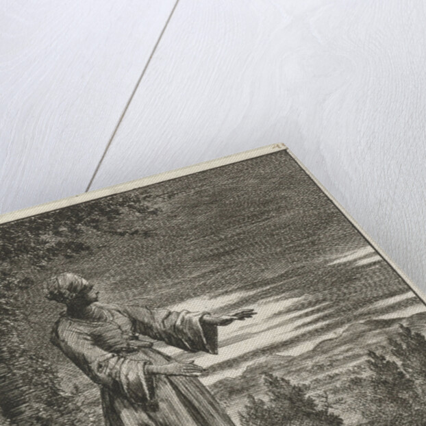 Woman walking in the night by Pieter Arentsz II