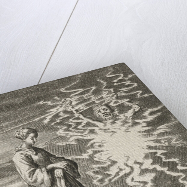 Woman walks quietly past Satan by Pieter Arentsz II