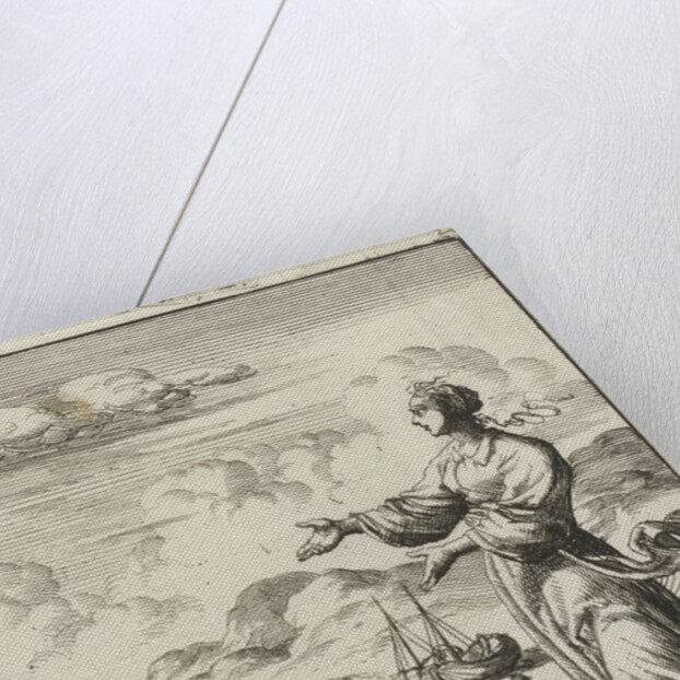 Woman looking at the sea by Pieter Arentsz II