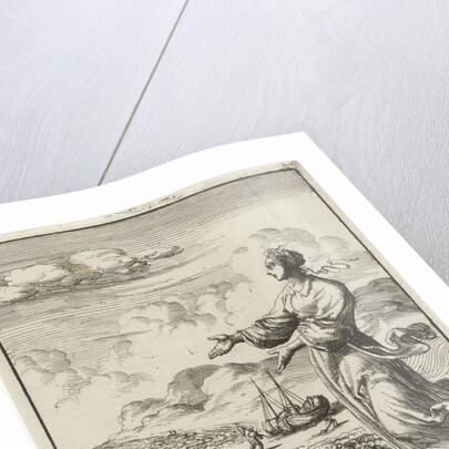 Woman looking at the sea by Pieter Arentsz II