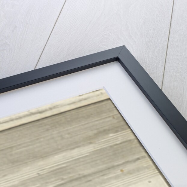 Woman overlooking a bay where a boat is pulled by a group of men by Pieter Arentsz II