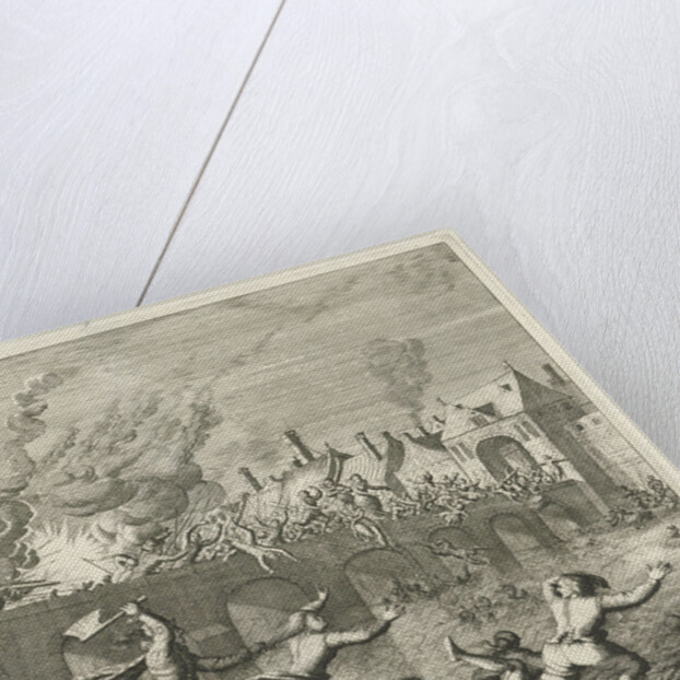 Spaniards killing people in Maastricht by Jan Luyken