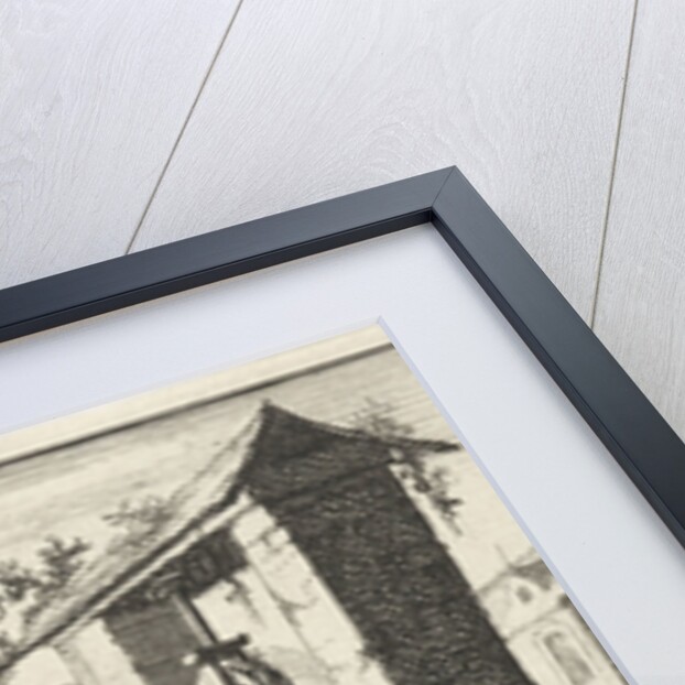 Wife gets a bucket of water from a well by Pieter Arentsz II