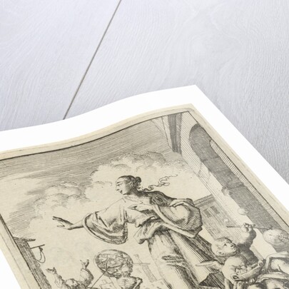 Women making defensive gesture to Death, who cuts the thread of life by Pieter Arentsz II