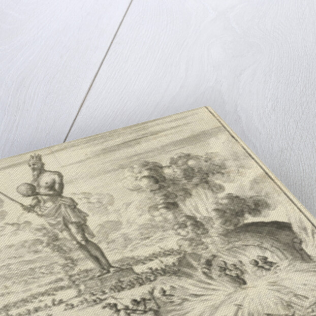 Three young men in the fiery furnace by Jan Luyken