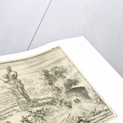 Three young men in the fiery furnace by Jan Luyken