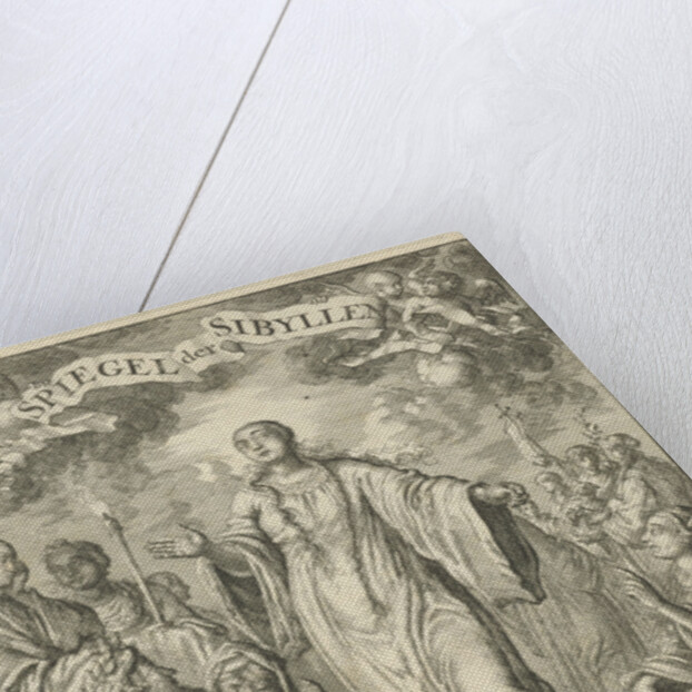 Sibyl surrounded by audience by Timotheus ten Hoorn