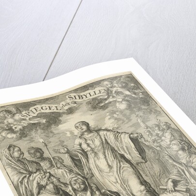 Sibyl surrounded by audience by Timotheus ten Hoorn