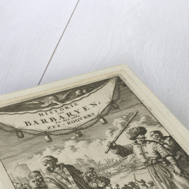 Turk and clergy with slaves by Jan Claesz ten Hoorn