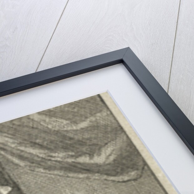 Christian watches as a man and woman are cleaning the floor by Johannes Boekholt