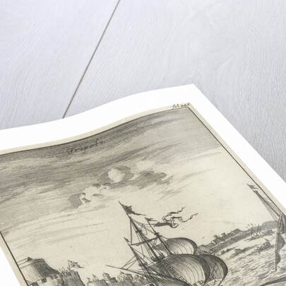 Ships sailing in Tripoli by Jan Luyken