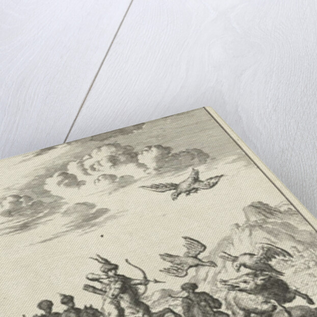 Mohammedan princes hunting by Joannes van Someren