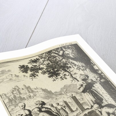 Thieves and swindlers punishment bricked by Jan Luyken