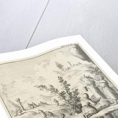 Laplanders worship God Thoron by Jan Luyken