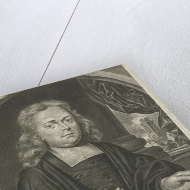 Portrait of David Flud van Giffen, pastor in Dordrecht by Anonymous