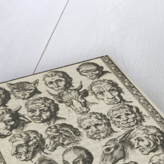 28 cups of humans and animals by Willem Goeree