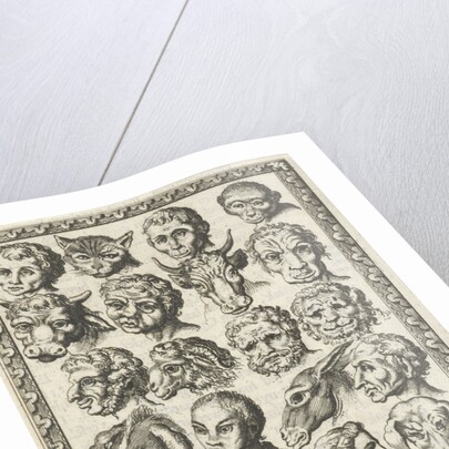 28 cups of humans and animals by Willem Goeree