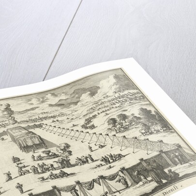 View of the court and the Tabernacle by Willem Goeree