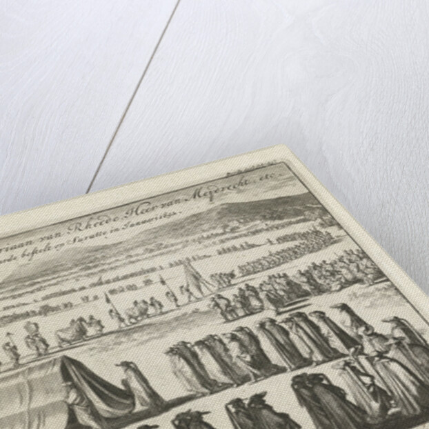 Burial of Hendrik Adriaan van Rheede tot Drakestein by Jan Luyken