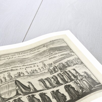 Burial of Hendrik Adriaan van Rheede tot Drakestein by Jan Luyken