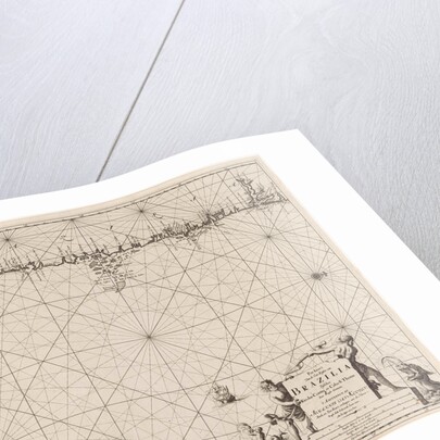 Sea map of part of the coast of Brazil by Johannes van Keulen I