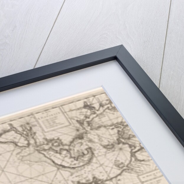 Sea chart of part of the coast of Brazil in the Most Holy Bay by Johannes van Keulen I