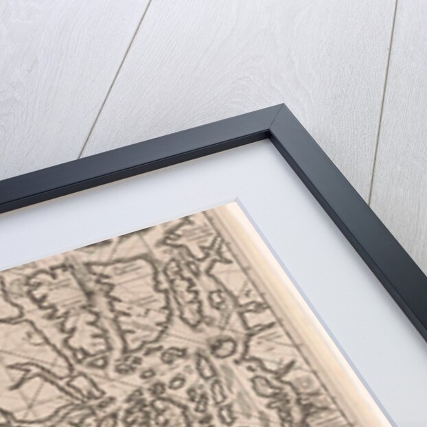 Sea chart of part of the coast of Brazil with the delta of the Amazon river by Johannes van Keulen I