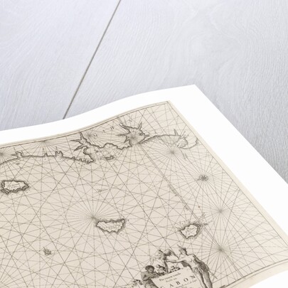 Sea chart of the coast of Equatorial Guinea, Gabon and Cameroon by unknown