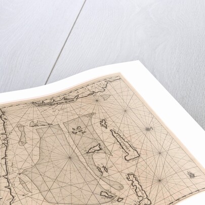 Sea chart of part of southeastern Florida and northeast of Cuba by Johannes van Keulen I