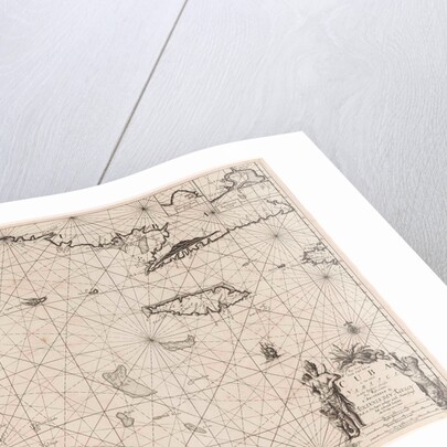 Sea chart of the south coast of Cuba and Jamaica by Johannes van Keulen I
