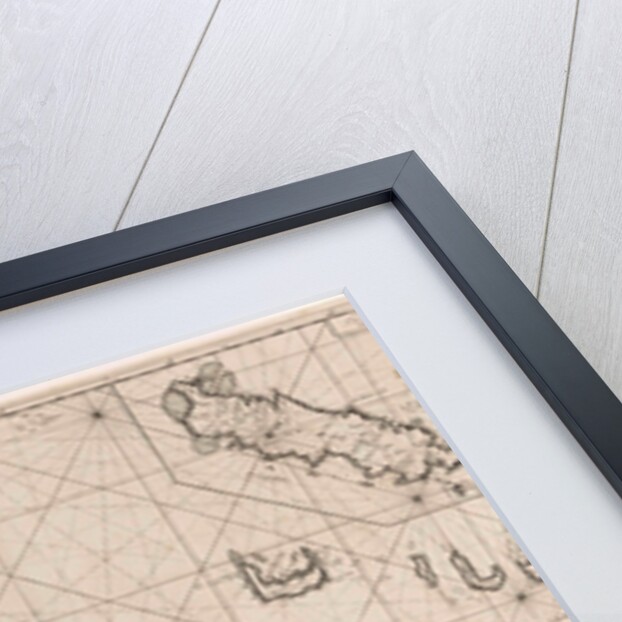 Sea chart of the Gulf of Paria to the mouth of the Orinoco river, Orinoquia, Venezuela by Johannes van Keulen I
