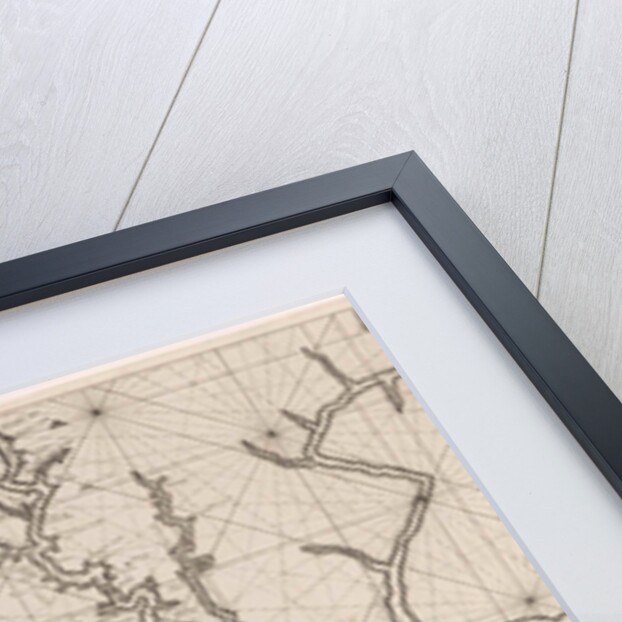 Sea chart of various Surinamese rivers by Anonymous