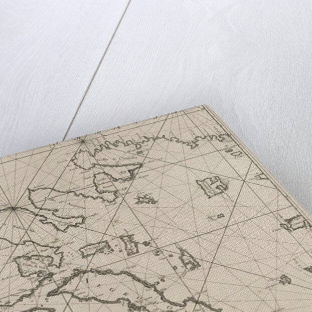 Sea chart of the western part of the Aegean part of the coast of Greece by Anonymous