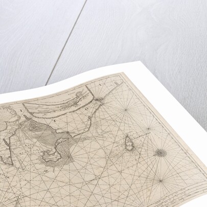 Sea chart of part of the coast of Brittany by Anonymous