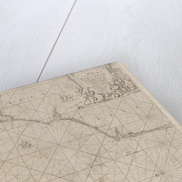 Sea chart of a portion of the south coast of Portugal by Johannes van Keulen I