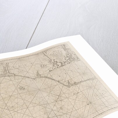 Sea chart of a portion of the south coast of Portugal by Johannes van Keulen I