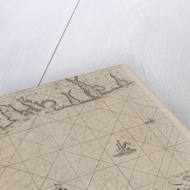 Sea chart of part of the south coast of Portugal by Johannes van Keulen I