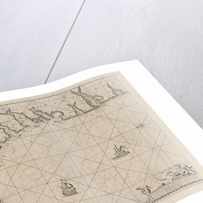 Sea chart of part of the south coast of Portugal by Johannes van Keulen I