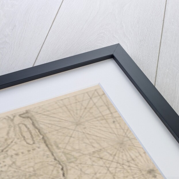 Sea chart of the River Gironde to Bordeaux by Johannes van Keulen I