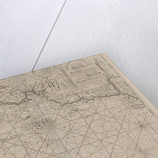 Sea chart of part of the south coast of Brittany by Anonymous