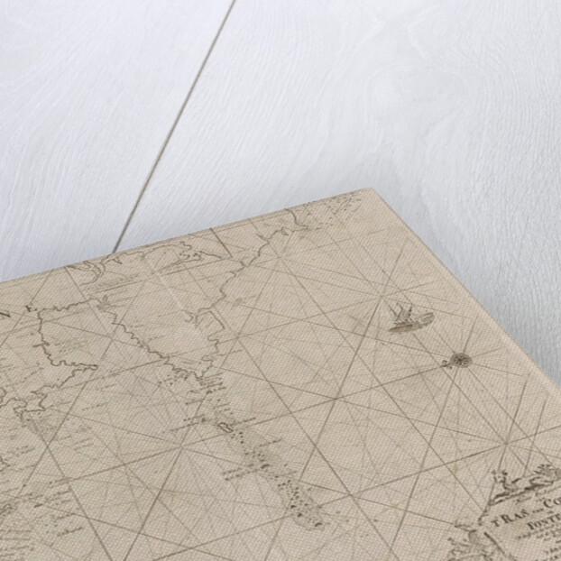 Map of the west coast of Brittany by Johannes van Keulen I