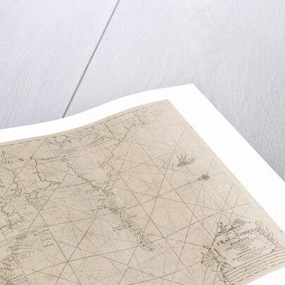 Map of the west coast of Brittany by Johannes van Keulen I