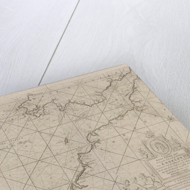 Sea chart of the Bristol Channel by Johannes van Keulen I