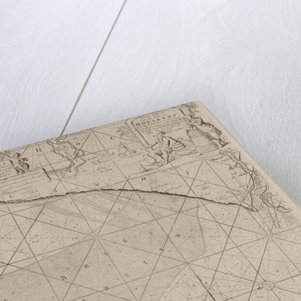Sea chart of the coast of Holland between Texel and the Meuse by Johannes van Keulen I