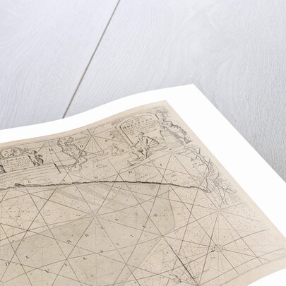 Sea chart of the coast of Holland between Texel and the Meuse by Johannes van Keulen I