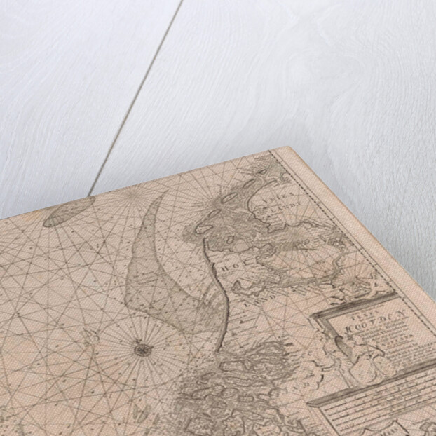 Sea chart of the southern part of the North Sea and part of the east coast of England, Gerard van Keulen by Anonymous